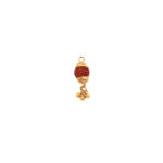 22KT Gold Single Rudraksha Pendant | Pachchigar Jewellers