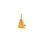 22KT LORD GANESHA FANCY GOLD PENDANT|Pachchigar Jewellers