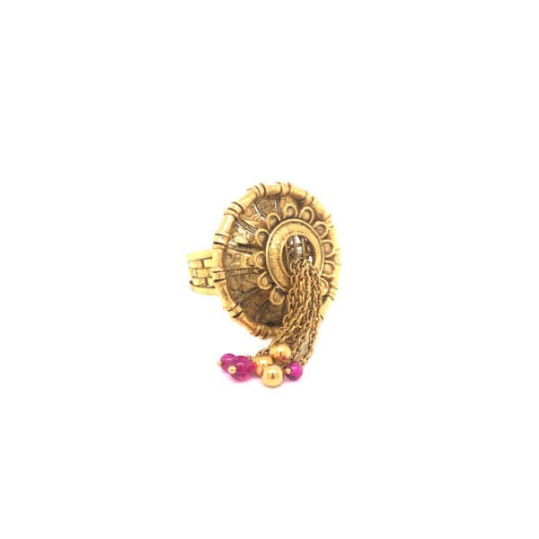 22KT Yellow Gold Authentic Women's Ring|Pachchigar Jewellers