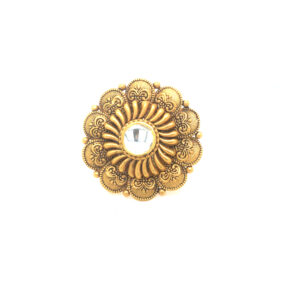 22KT Antique Gold Kundan Studded Ring  |Pachchigar Jewellers