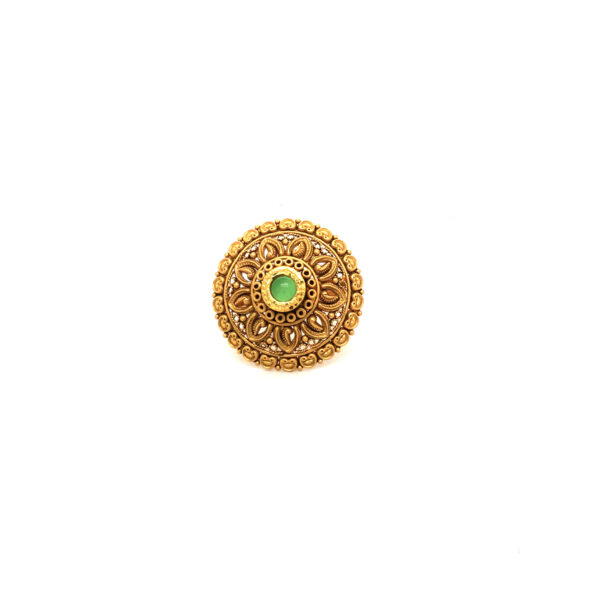Gold Fine Crafted Antique Ring For Her|Pachchigar Jeweller