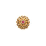 22KT Antique Classic Gold Ring For Women|Pachchigar Jeweller