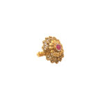 22KT Antique Classic Gold Ring For Women|Pachchigar Jeweller