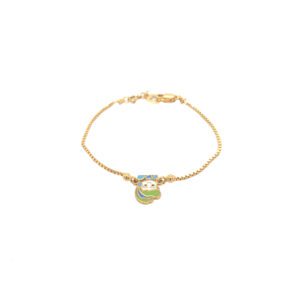 22KT Gold Kid's Donald Duck Bracelet|Pachchigar Jewellers
