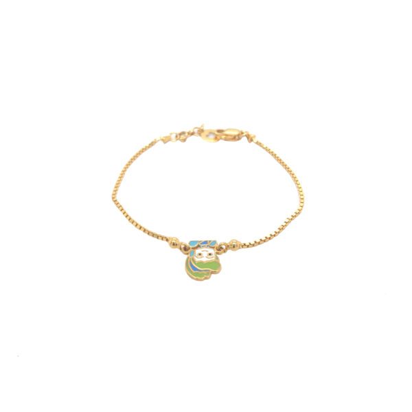 22KT Gold Kid's Donald Duck Bracelet|Pachchigar Jewellers