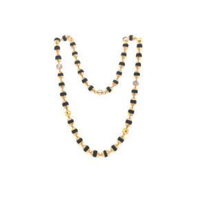 22K Gold Rudraksh Mala With Rhodium Ball|Pachchigar Jeweller