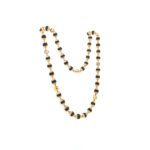 22K Gold Rudraksh Mala With Rhodium Ball|Pachchigar Jeweller