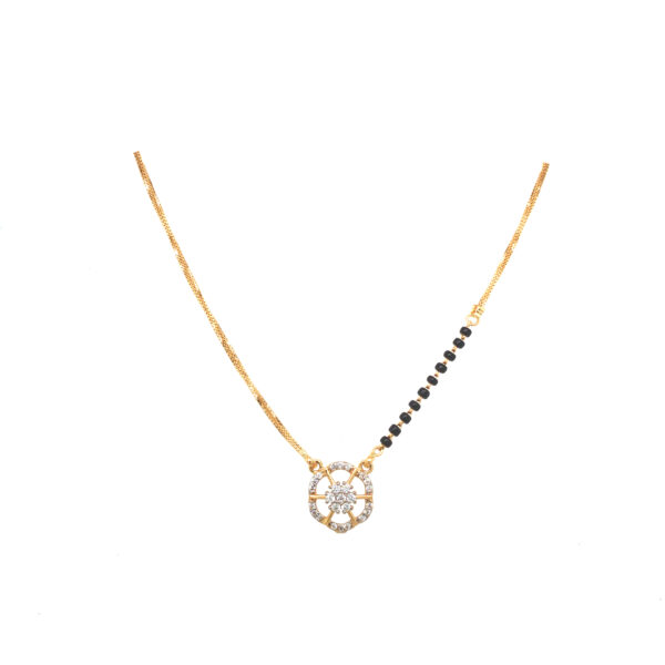 Mangalsutra with single Line of Black Bead|Pachchigar Jeweller