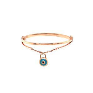 EvilEye 18KT gold Stiff Women Bracelet |Pachchigar Jewellers