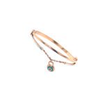EvilEye 18KT gold Stiff Women Bracelet |Pachchigar Jewellers