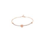 Heart-Shaped 18KT Rose Gold  Bracelet | Pachchigar Jewellers