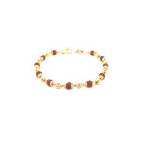 22KT Gold Rudraksha Beads Bracelet | Pachchigar Jewellers 22KT Gold Rudraksha Beads Bracelet | Pachchigar Jewellers