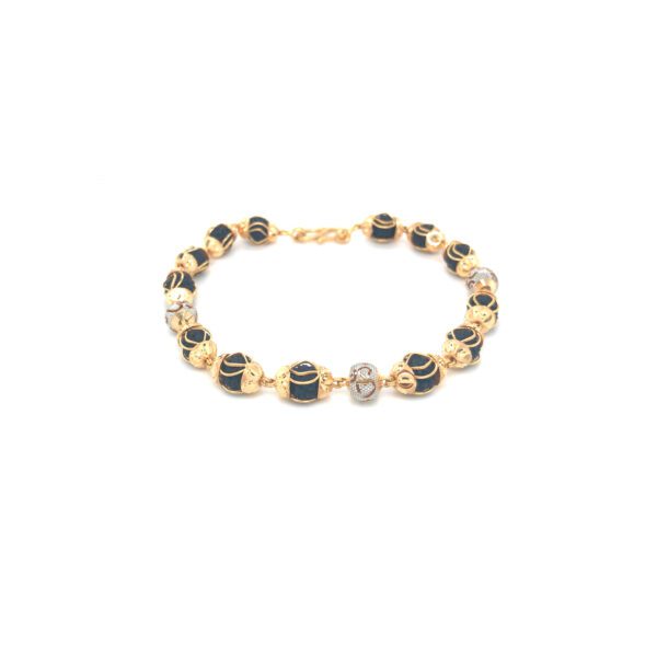 22Kt Gold Rudraksha Beads Bracelet|Pachchigar Jewellers