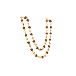 22KT Gold Rudraksha Bead Mala| Pachchigar Jewellers