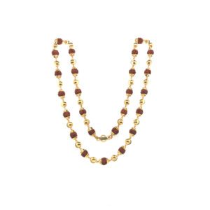 22KT Gold Rudraksha Bead Mala| Pachchigar Jewellers 22KT Gold Rudraksha Bead Mala| Pachchigar Jewellers