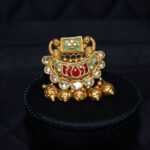 22KT Gold Royal Kundan Traditional Ring|Pachchigar Jewellers
