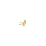 22KT Yellow Gold Fancy Light Weight Stud|Pachchigar Jeweller