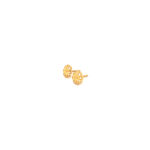 22KT Yellow Gold Floral Studs for Daily Wear