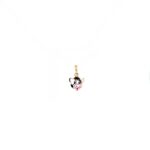 Playful Cow Face 18KT Gold Kids Pendant |Pachchigar jewelers