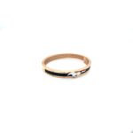 18KT Men’s Rose Gold & Black Mustang-Inspired Bracelet