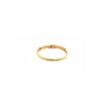 22KT Gold Men’s Designer Kada with CZ Premium Design