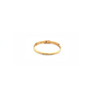 22KT Gold Men’s Designer Kada with CZ Premium Design