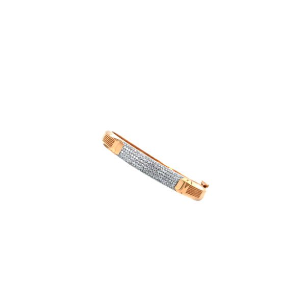 Men’s Rose Gold Diamond-Studded Luxury Bracelet