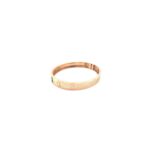 Designer Inspired Rose Gold Bracelet with Black Detailing