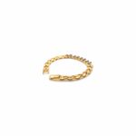 Bold 22KT Gold Men's Bracelet with Greek Key Detailing