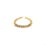 Bold 22KT Gold Men's Bracelet with Greek Key Detailing