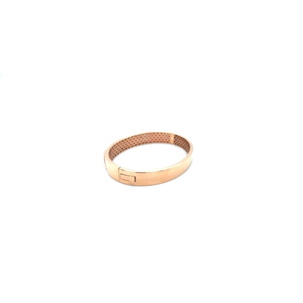 Men’s 18KT Rose Gold Honeycomb-Textured  Bracelet