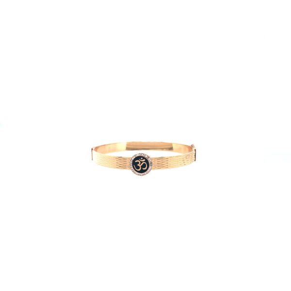 18KT Gold OM Spiritual Bracelet for Men|Pachchigar Jewellers
