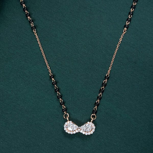 Minimal Diamond Mangalsutra for Women – Daily Wear