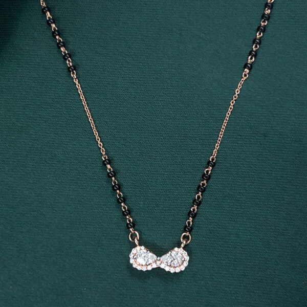 Minimal Diamond Mangalsutra for Women – Daily Wear