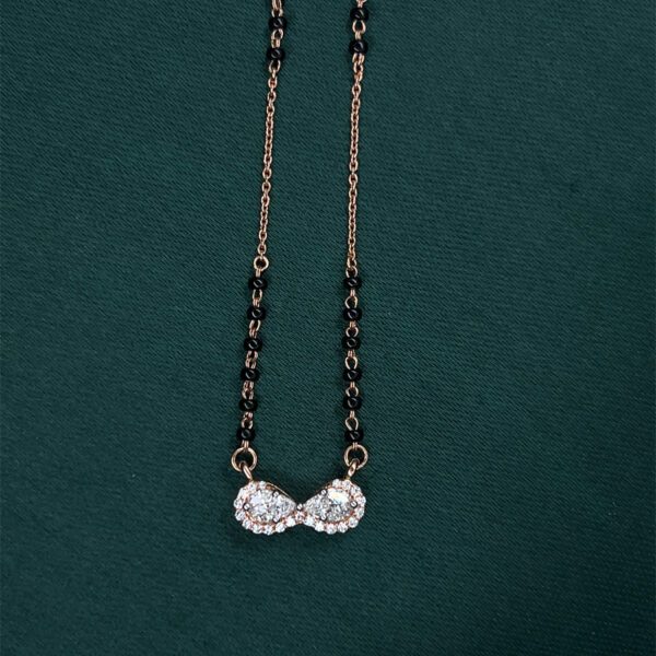 Minimal Diamond Mangalsutra for Women – Daily Wear