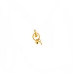 22KT Gold Heart Lock key Kids Pendant |Pachchigar Jewelers