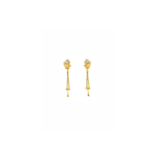 22KT Gold Drop Earrings Latest Design |Pachchigar Jewellers