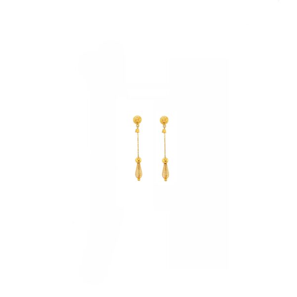 22KT Gold Filigree Earrings | Pachchigar Jewellers