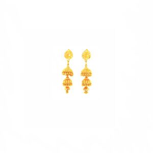 Delicate 22K Gold Earrings for Women – Elegant Jewelry