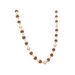 Premium 5 Mukhi Rudraksha Mala with 22Kt Gold