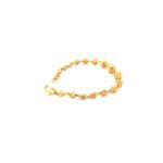 Regal 22KT Gold Men's Bracelet – Traditional Beaded Design
