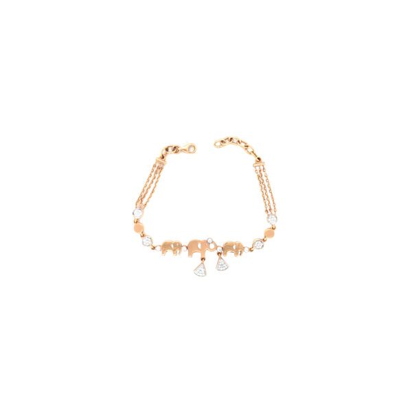 18Kt Gold Link Bracelet – Classic Design for Women