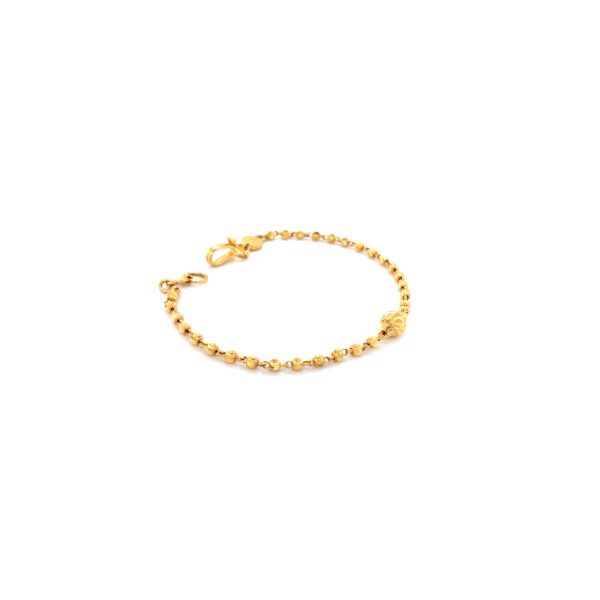 22Kt Yellow Gold Ladies Bracelet – Traditional Grace