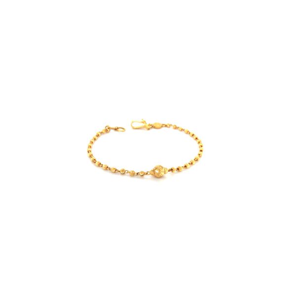 22Kt Yellow Gold Ladies Bracelet – Traditional Grace