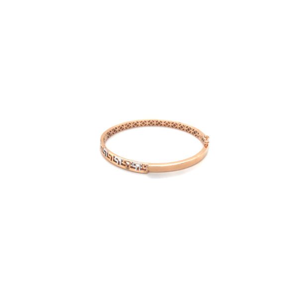 18Kt Gold Ladies Kada Bracelet – Bold Statement Jewelry
