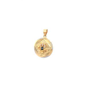 22KT Gold Shivling Pendant | Divine Gold Pendant for Peace