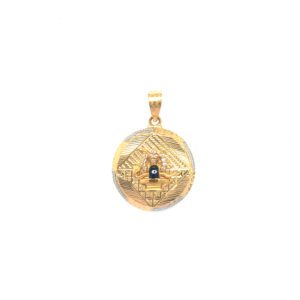 22KT Gold Shivling Pendant | Divine Gold Pendant for Peace