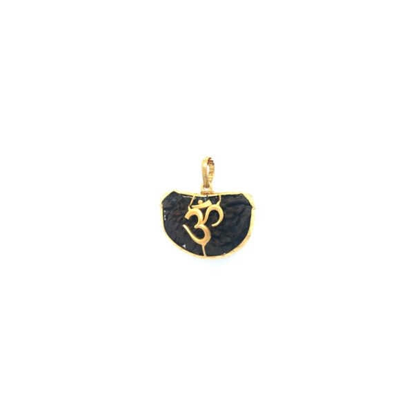 22KT Gold Om Namah Shivaya Pendant | Sacred Shiv Pendant