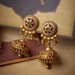 22K Antique Gold Traditional Heritage Jewelry for Women