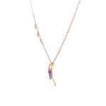 18K Rose Gold Stunning Cinderella Pendant chain